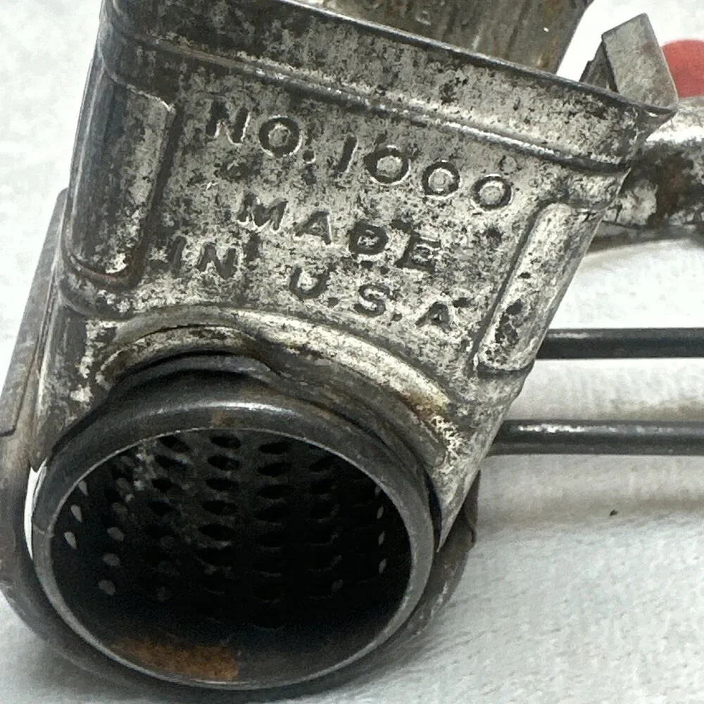 Vintage Popeil Brothers Hand Crank Cheese Garlic Grater Made In Chicago,